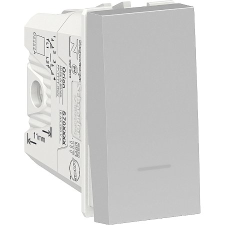 Modulo Interruptor Bipolar Paralelo 10Ax 250V 1M Al S70110474 SCHNEIDER