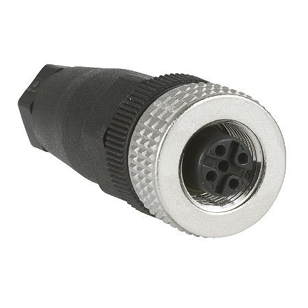 Conector M12 Reto 4 Pinos XZCC12FDM40B SCHNEIDER