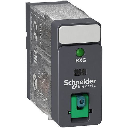 Relé De Interface, 10A, 1Naf, Botão De Teste, Led, 12Vcc RXG12JD SCHNEIDER