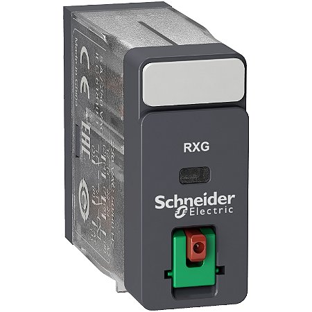Relé De Interface, 5A, 2Naf, Botão De Teste, 220Vca RXG21M7 SCHNEIDER