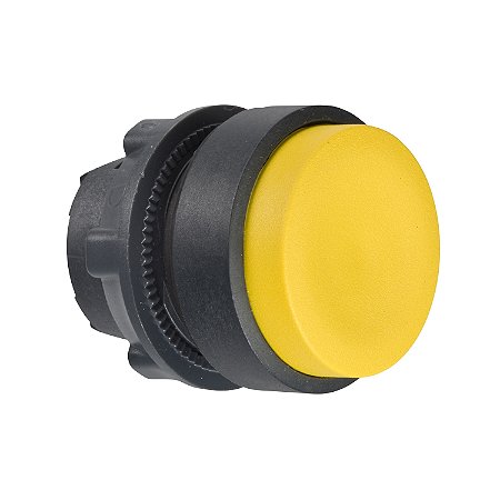 Cabeçote Para Botão Ø22Mm Plástico, Saliente, Retorno Por Mola, Amarelo ZB5AL5 SCHNEIDER