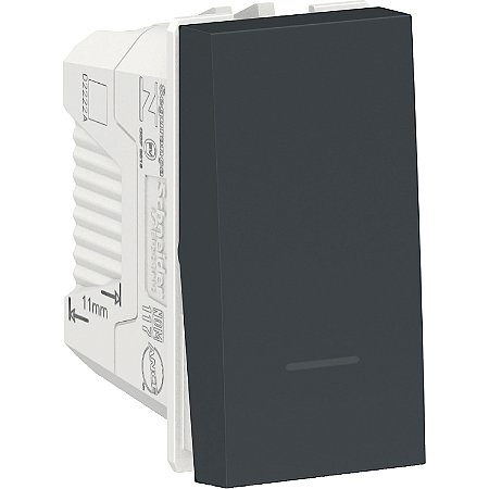 Modulo Pulsador Universal (Sem Gravacao) 10A 250V 1M Gr S70110694 SCHNEIDER