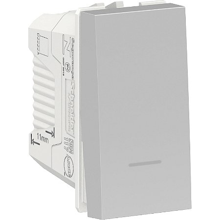 Modulo Pulsador Universal (Sem Gravacao) 10A 250V 1M Al S70110674 SCHNEIDER