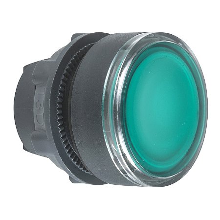 Cabeçote Para Botão Luminoso Ø22Mm Plástico, Faceado, Com Retenção, Verde ZB5AH033 SCHNEIDER