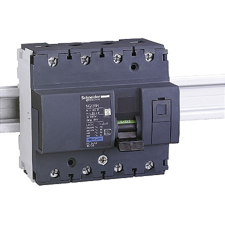 Disjuntor Ng125H 4P Curva C 25A 500V 18735 SCHNEIDER