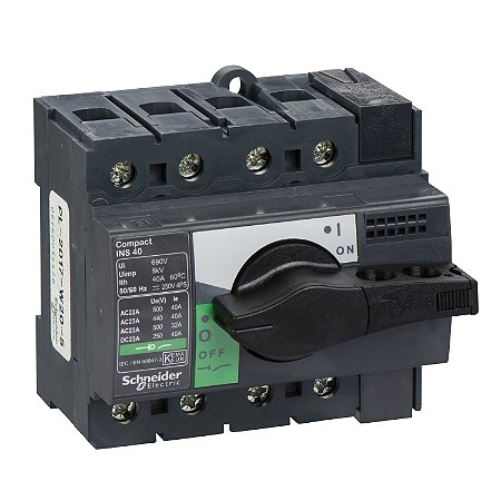 Interruptor Ins40A Tetrapolar 28901 SCHNEIDER