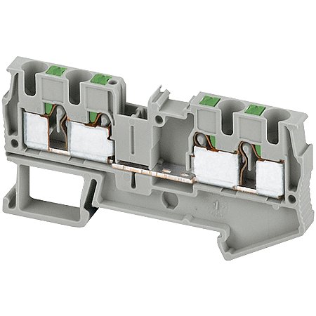 Conector Pressao 1 Nivel 4Mm 4 Pontos Cinza NSYTRP44 SCHNEIDER