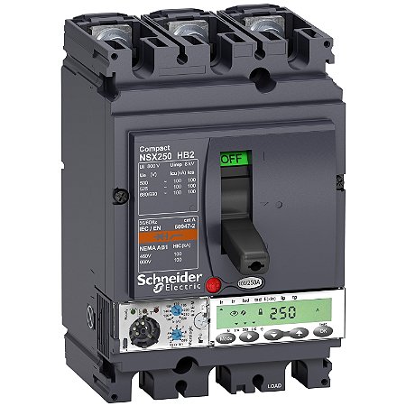 Disjuntor Nsx250Hb2 Micrologic6.2E M 150A 3P3D LV433590 SCHNEIDER