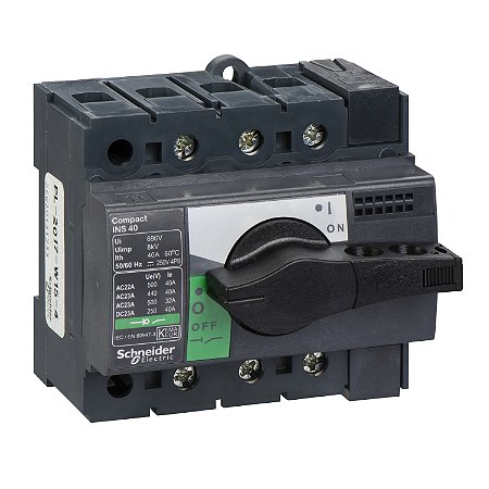 Interruptor Ins40A Tripolar 28900 SCHNEIDER