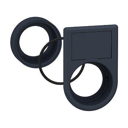 Flush Mounting Kit Ø30 For Selector Switches And Illuminated Push Buttons Ø22, Plastic, 2-Line Legend ZB5AZ026 SCHNEIDER