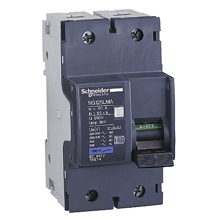 Disjuntor Ng125L 2P 4A Ma 500V 18868 SCHNEIDER