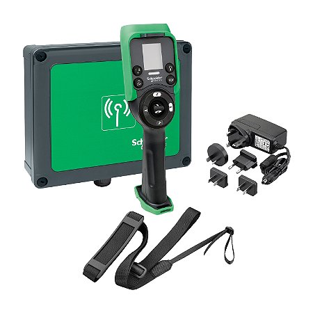 Kit Estacao Base Com Botoeira Wireless 8 Botoes Lcd 18 Saidas Prensa-Cabos XARSK8D18W SCHNEIDER
