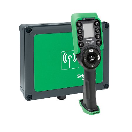Estacao Base Com Botoeira Wireless 12 Botoes Lcd 18 Saidas Prensa-Cabos XARS12D18W SCHNEIDER