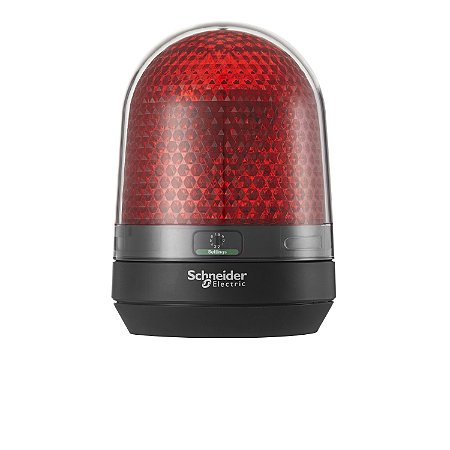 Rotating Beacon, 100 Mm, Red, Without Buzzer, 12...24 V Dc XVR3B04 SCHNEIDER