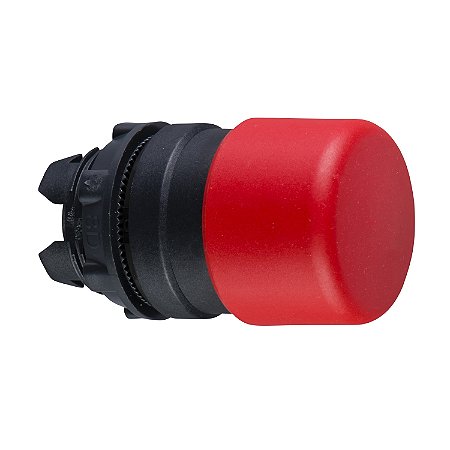 Cabeçote Para Botão Ø22Mm Plástico, Retorno Por Mola, Cogumelo Ø30Mm, Vermelho ZB5AC44 SCHNEIDER