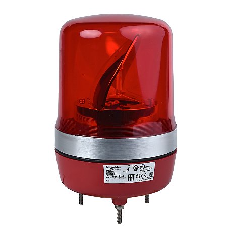 Farol Rotativo Led 106Mm Vermelho XVR10B04 SCHNEIDER