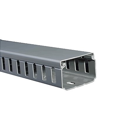 Canaleta Ranhurada Dexson 60 X 40 Mm Cinza 2M DXN10082 SCHNEIDER