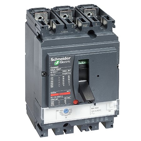 Disjuntor Nsx100H Ma50 Tripolar LV429761 SCHNEIDER