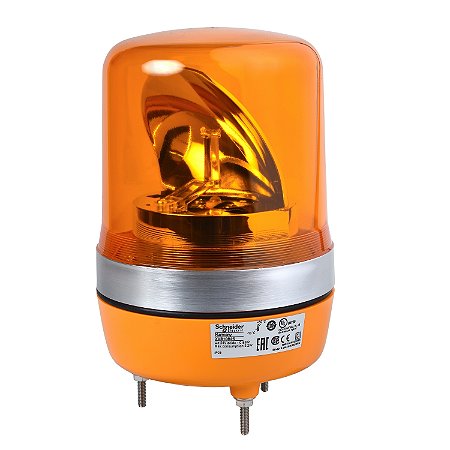 Farol Rotativo Led 106Mm Laranja XVR10B05 SCHNEIDER