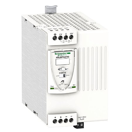 Fonte De Alimentação Chaveada Universal - 24 Vdc - 240 W - 10 A - 100/120/200/500 Vac - Mono/Bifásica ABL8RPS24100 SCHNEIDER