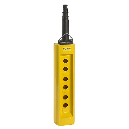 Botoeira Pendente Plastica 6 Furos Vazia XACB06 SCHNEIDER
