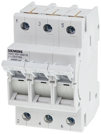 Secc Minized D01 10A 3P 5SG7631-0KK10 SIEMENS