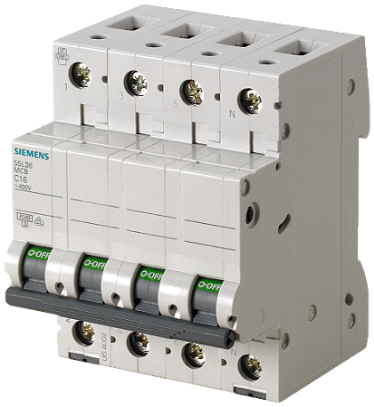 Disj 3P+N C 50A 5Sl3 6507Mb 5SL3650-7MB SIEMENS