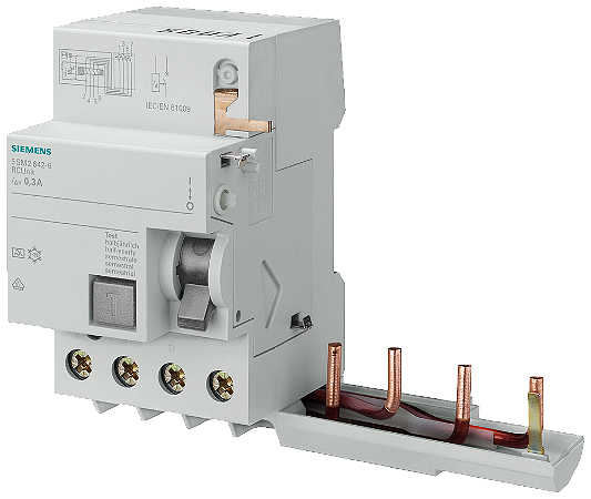 Disjuntor Diferencial Residual 400V 5SM2642-0 SIEMENS