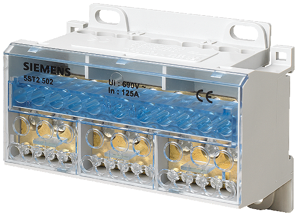 Bloco Distribuição 4P 125A 690V 5St2 502 5ST2502 SIEMENS