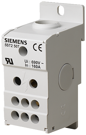 Bloco Distribuição 1P 160A 690V 5St2 507 5ST2507 SIEMENS