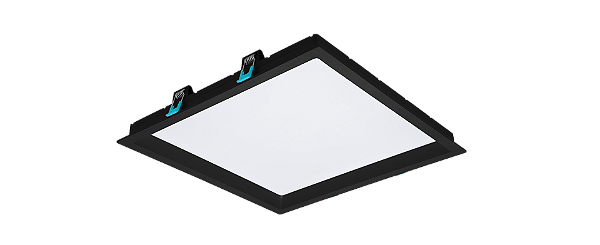 Painel Deep Led Preto 30W 2050Lm Quadrado 4000K Sth8905Pto/40 Stella