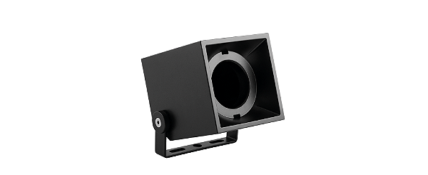 Spot Externo Cube Preto Sth8700 Stella