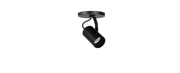 Spot Flow Mr16 Com Canopla - Preto Stella