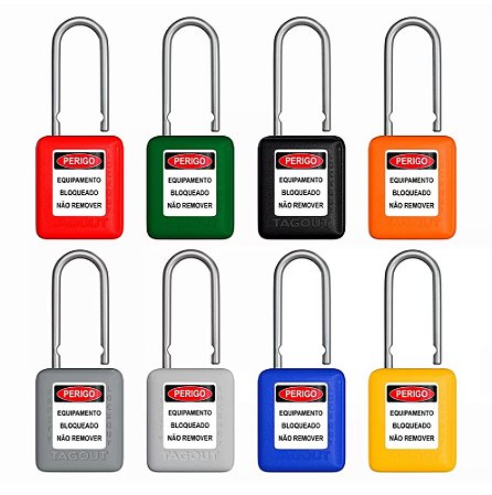 Cadeado Plast. Haste Aluminio / Amarelo / 02 Ch / 38Mm / Ci Calam240Ci Tagout