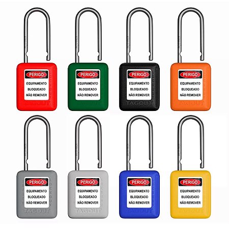 Cadeado Plast. Haste Inox / Cinza / 02 Ch / 38Mm Cm Cacz240Cm Tagout