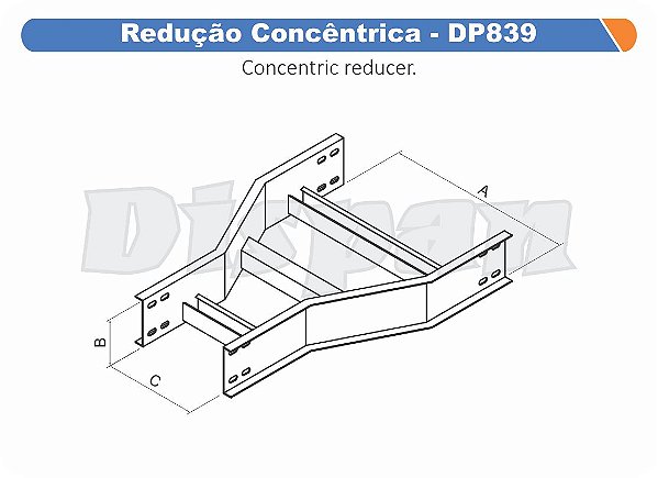 Curva Redução Concêntrica Para Leito Aço Carbono Raio Segmentado 320 700/300Mm Gf Aba Externa Alt 100Mm