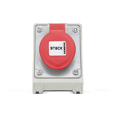 Tomada Embutir Newkon 2P+T 16A 200/250V 6H Azul Ip44 N4006 Steck