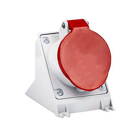 Tomada Sobrepor Newkon 3P+N+T 16A 380/440V 6H Vm Ip44 Steck N5006