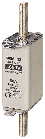 Fusível Nh T.1 63A 690Vca 3NA3122-6 SIEMENS