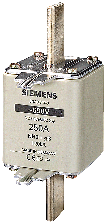 Fusível Nh T.3 400A 690Vca 3NA3360-6 SIEMENS