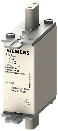 Fusível Nh T.000 4A 690Vca 3NA3804-6 SIEMENS