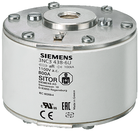 Fusivel Sitor M12 1000A 1000V 3NC3341-6U SIEMENS