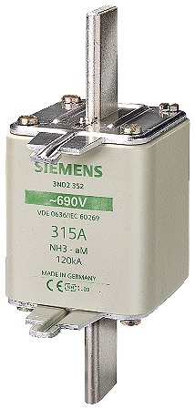 Fusível Nh Am T.3 630A 690Vca 3ND1372 SIEMENS