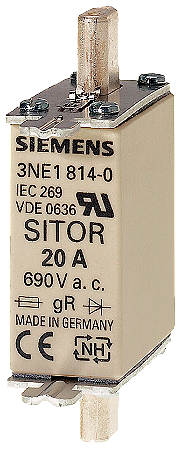 Fusível Sitor T.000 20A Gs 3NE1814-0 SIEMENS