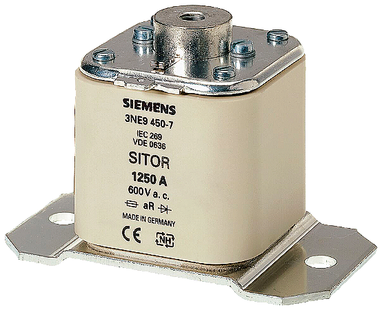Fusível Sitor Espec 1250A 600V 3NE9450-7 SIEMENS