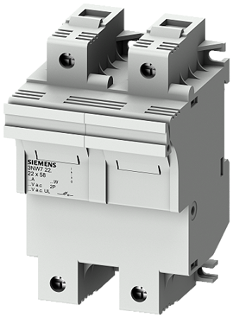 Base Fus Cilind 22X58Mm 100A 2P 3NW7221 SIEMENS
