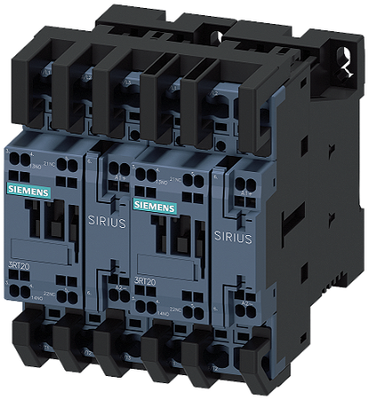 Contatores P/ Reversão Ac3 17A 24Vcc Mol 3RA2325-8XB30-2BB4 SIEMENS