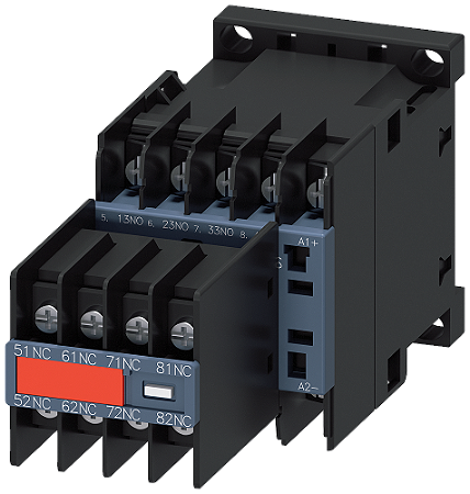 Contator Aux. 4Na+4Nf 125Vcc Suva 3RH2244-4BG40 SIEMENS