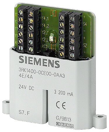 Mod. Flat, 4E/4S Pnp 200Ma 3RK1400-0CE00-0AA3 SIEMENS
