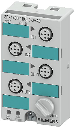 Mód.Dig.Asi,K45,2E/2S,Pnp,S1.5A,24Vcc 3RK1400-1BQ20-0AA3 SIEMENS